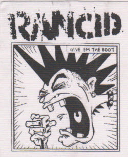 RANCID - GIVE EM THE BOOT PATCH