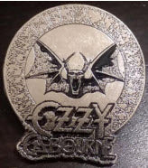 OZZY OZBOURNE - SPEAK METAL PIN