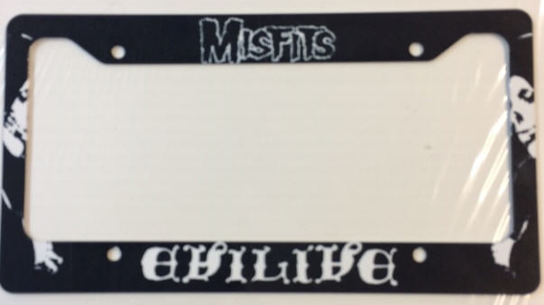 MISFITS - EVILIVE LICENSE PLATE