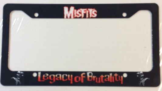 MISFITS - LEGACY OF BRUTALITY LICENSE PLATE