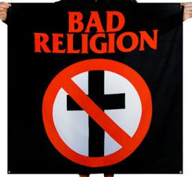 BAD RELIGION - CROSSBUSTER FABRIC FLAG BANNER