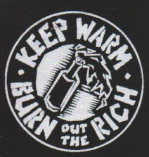 PATCH - KEEP WARM BURN OUT THE RICH PATCH