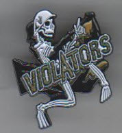 VIOLATORS - LOGO ENAMEL PIN BADGE