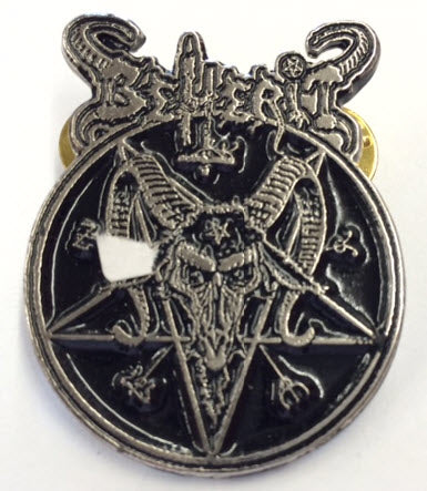 BEHERIT - PENTAGRAM METAL PIN