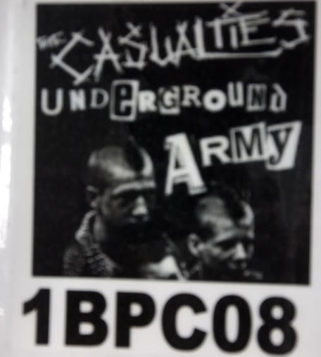 CASUALTIES - UNDERGROUND ARMY BACK PATCH