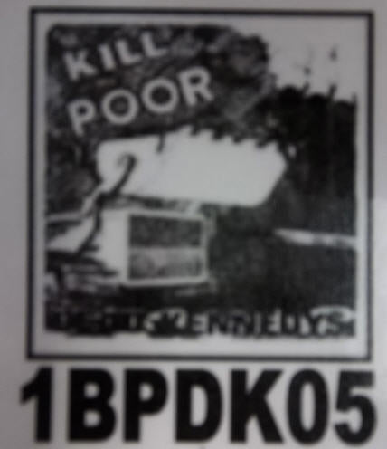 DEAD KENNEDYS - KILL THE POOR BACK PATCH