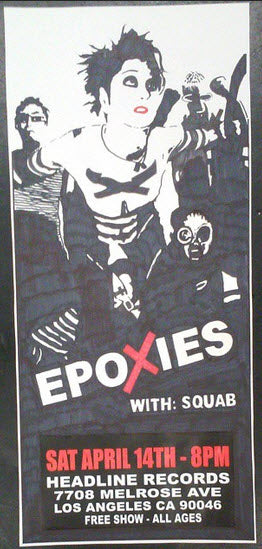 HEADLINE FLYER - EPOXIES / SQUAB (COLOR)