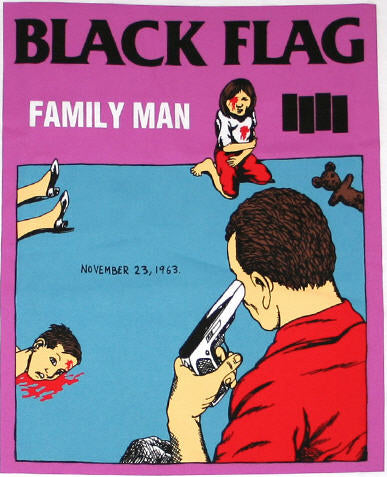 BLACK FLAG - FAMILY MAN 1" BUTTON