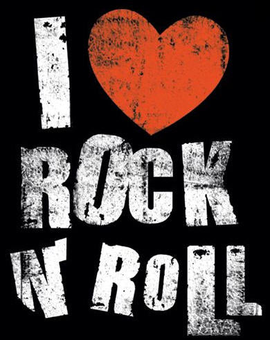 1" BUTTON - I LOVE ROCK'N'ROLL