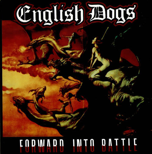 ENGLISH DOGS - FORWARD INTO BATTLE 1" BUTTON