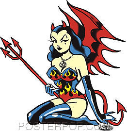 VINCE RAY STICKER - DEVILETTE STICKER