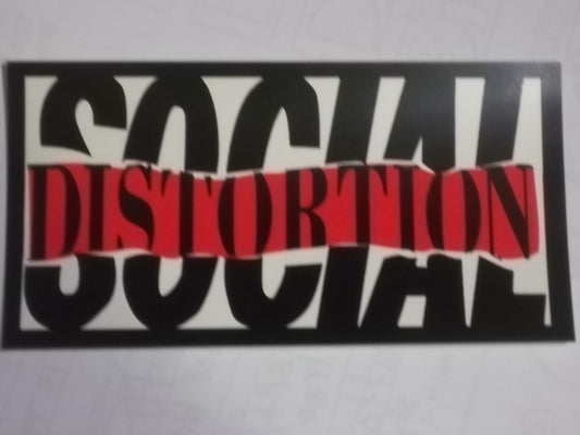 SOCIAL DISTORTION - SOCIAL DISTORTION STICKER