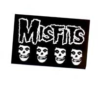 MISFITS - 4 SKULLS 1" BUTTON