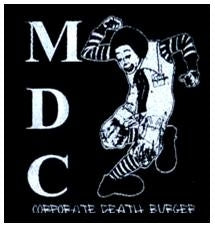 MDC - CORPORATE DEATH BURGER 1" BUTTON