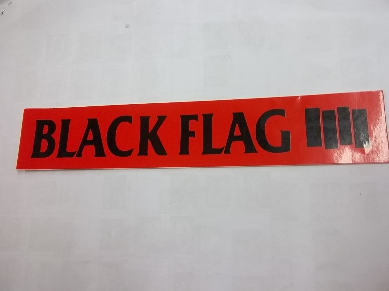 BLACK FLAG - BUMPER STICKER