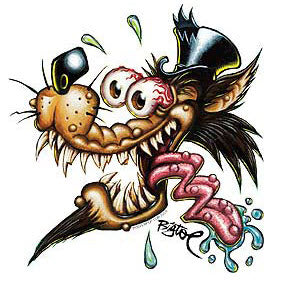 BIGTOE STICKER - WOLF DADDY