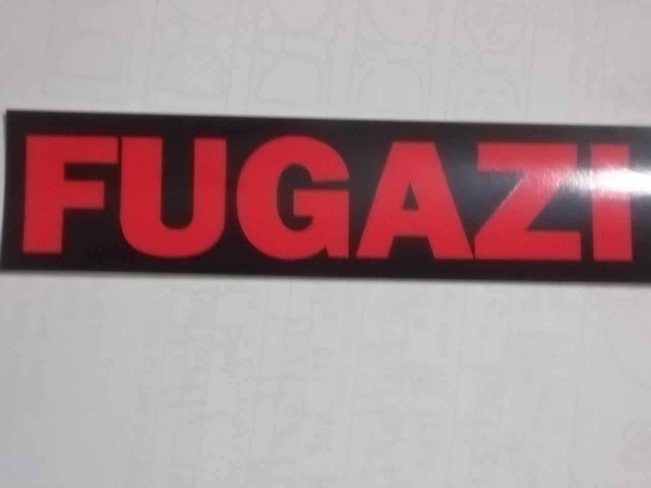 FUGAZI - FUGAZI STICKER