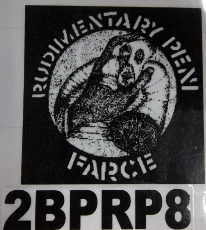 RUDIMENTARY PENI - FARCE BACK PATCH