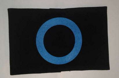 GERMS - LOGO BLUE CIRCLE ARMBAND