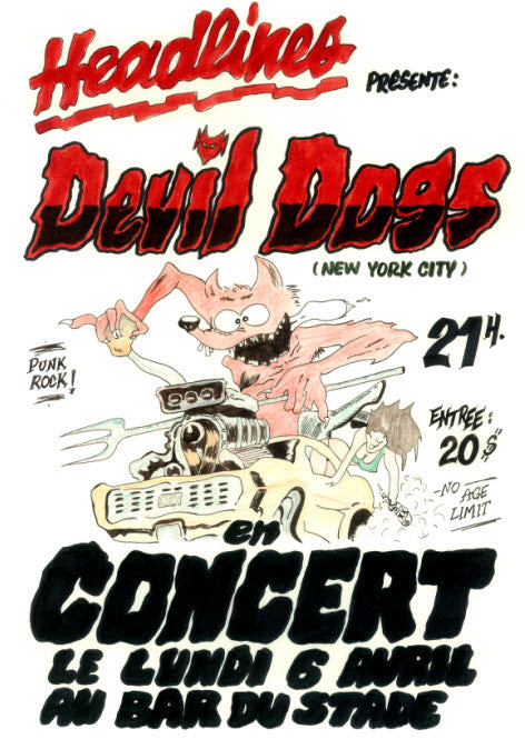 HEADLINE FLYER - DEVIL DOGS (COLOR)