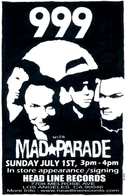 HEADLINE FLYER - 999 SIGNING