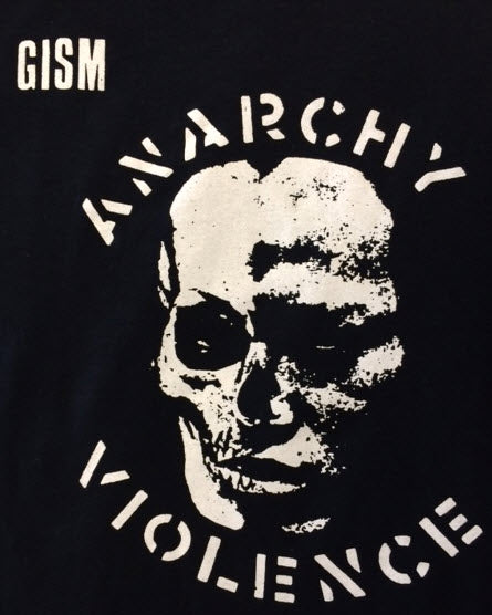 GISM - ANARCHY VIOLENCE BACK PATCH