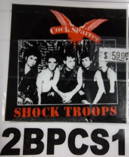 COCK SPARRER - SHOCK TROOP BACK PATCH