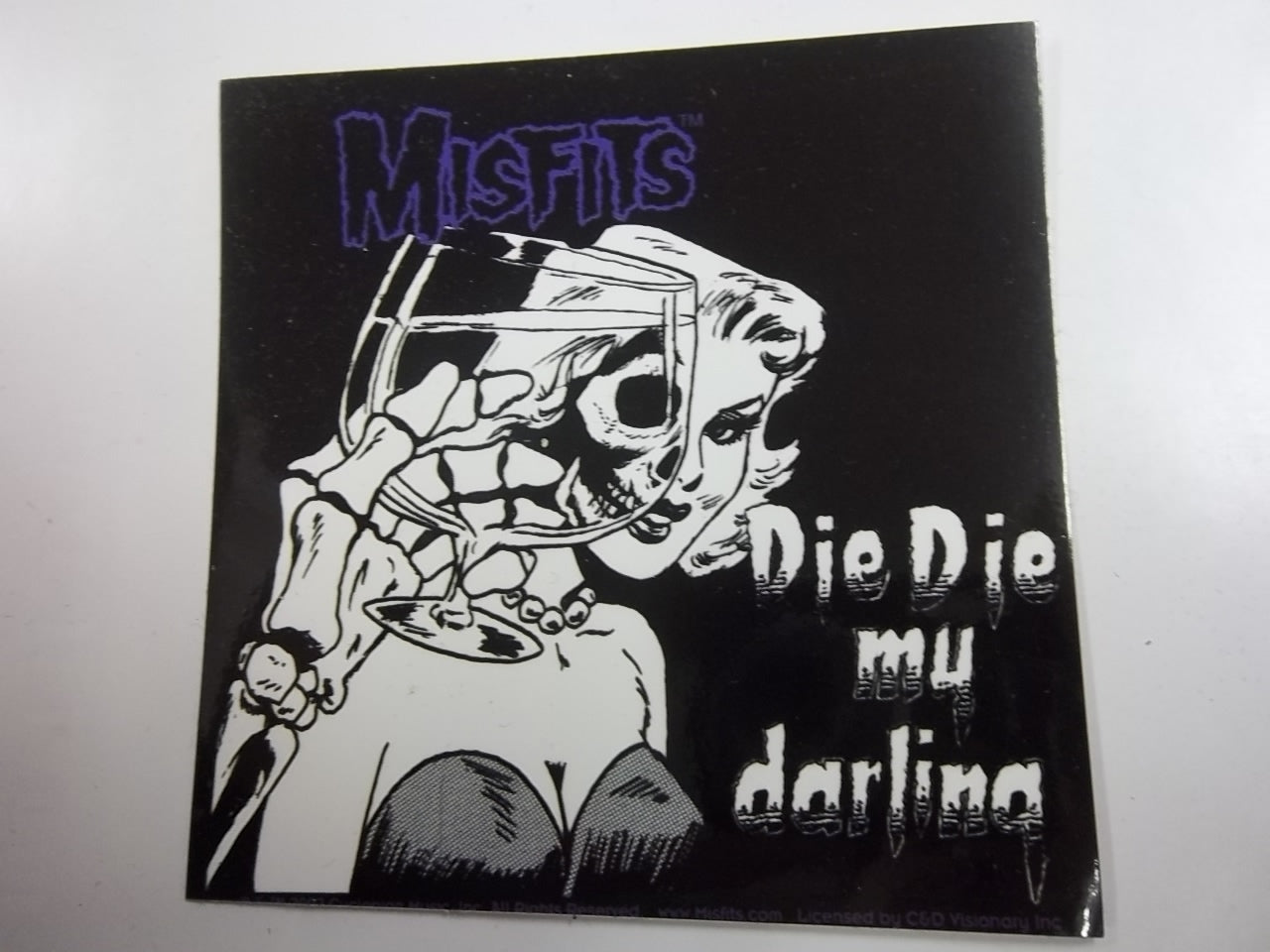 MISFITS - DIE DIE MY DARLING STICKER