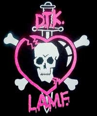 JOHNNY THUNDERS - DTK / L.A.M.F 1" BUTTON