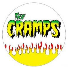 CRAMPS - SMELL OF FEMALE FLAME 1" BUTTON