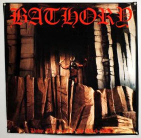 BATHORY - UNDER THE SIGN OF THE BLACK MARK FABRIC FLAG BANNER