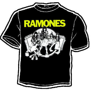RAMONES - ROAD TO RUIN TEE SHIRT