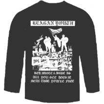 REAGAN YOUTH - RED, WHITE & BLUE LONG SLEEVE TEE SHIRT