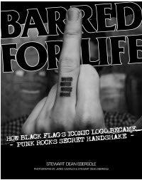BOOK - BARRED FOR LIFE: HOW BLACK FLAG'S ICONIC LOGO BECAME PUNK