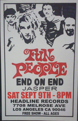 HEADLINE FLYER - FUN PEOPLE / END ON END / JASPER (COLOR)