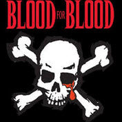 BLOOD FOR BLOOD - SKULL FABRIC FLAG BANNER