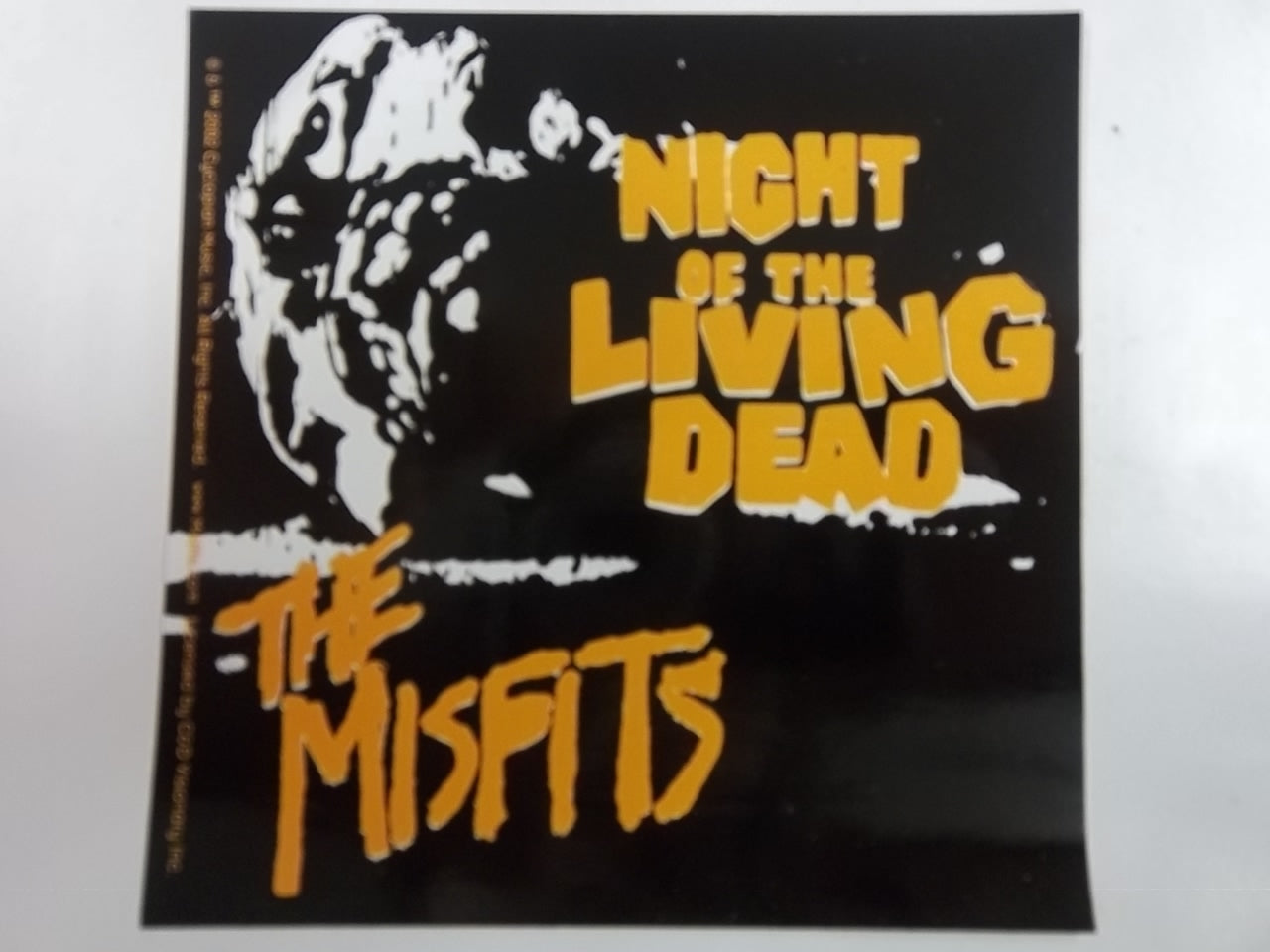 MISFITS - NIGHT OF THE LIVING DEAD STICKER