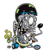 DIRTY DONNY STICKER - SAUCER GANG