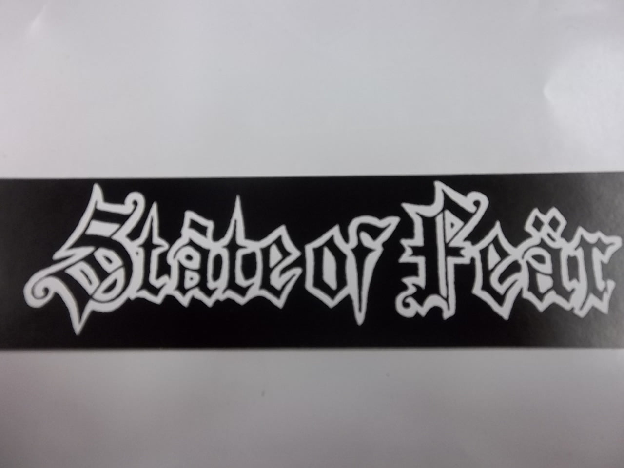STATE OF FEAR - STATE OF FEAR STICKER