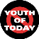 YOUTH OF TODAY - LOGO 1" BUTTON