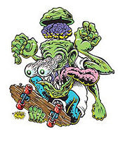 DIRTY DONNY STICKER - SKATE FIEND