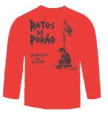 RATOS DE PORAO - CRUCIFKADOS PELO SISTEMA LONG SLEEVE TEE SHIRT