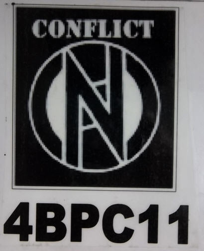 CONFLICT - LOGO BACK PATCH