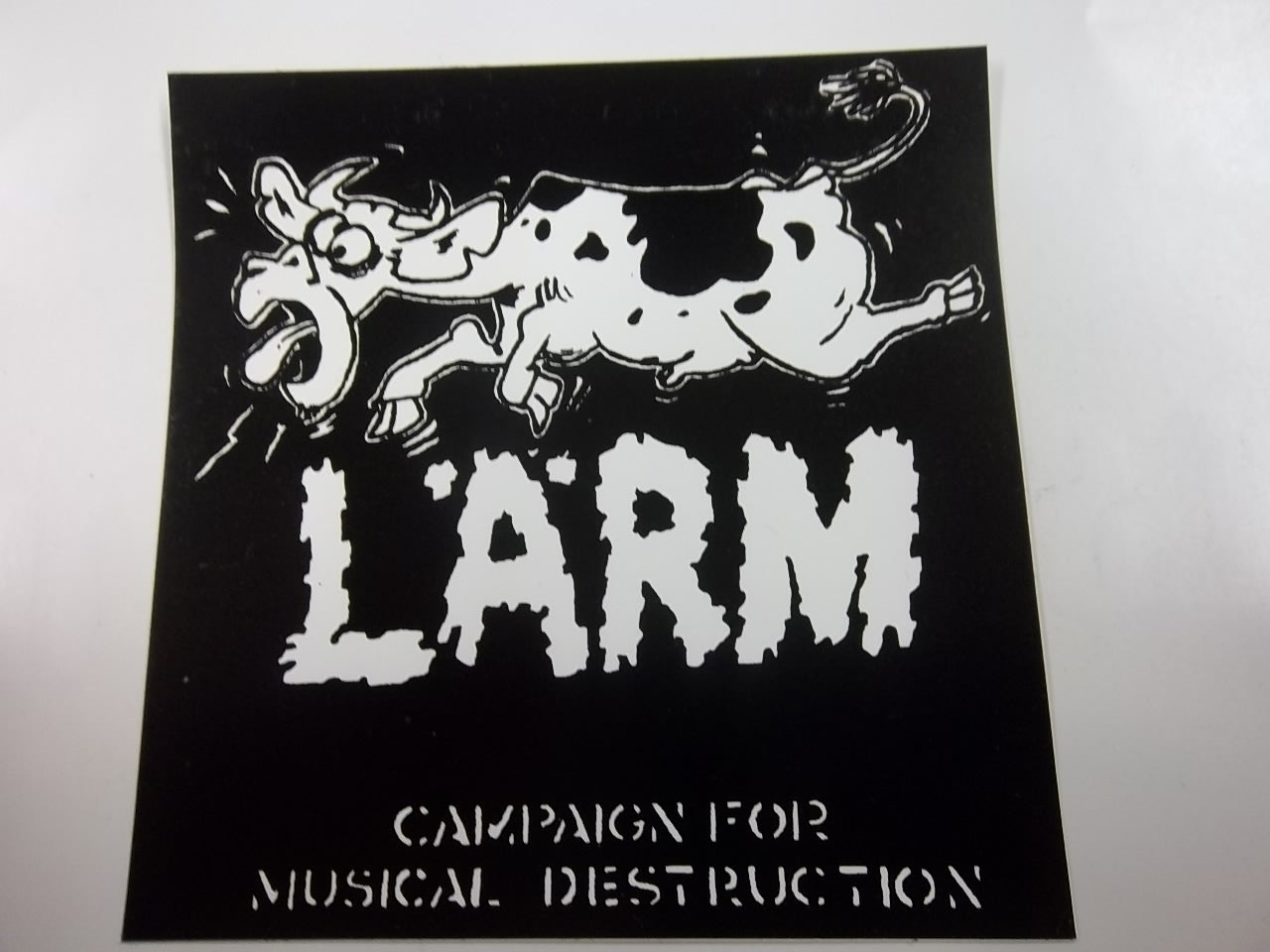 LARM - CAMPAIGN FOR MUSICAL DESTRUCTION STICKER