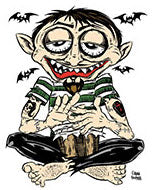 ALAN FORBES STICKER - BONGO BOY