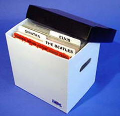 LP RECORD STORAGE BOX PLASTIC CORRUGATED