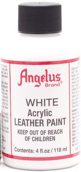ANGELUS LEATHER PAINT WHITE ACRYLIC