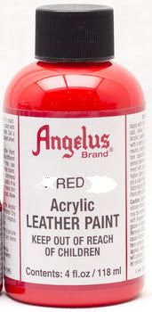 ANGELUS LEATHER PAINT RED ACRYLIC