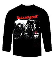 DISCHARGE - MORE NOISE LONG SLEEVE TEE SHIRT