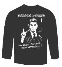 REAGAN YOUTH - NEW ORDER LONG SLEEVE TEE SHIRT